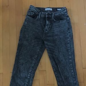 pacsun black mom jeans